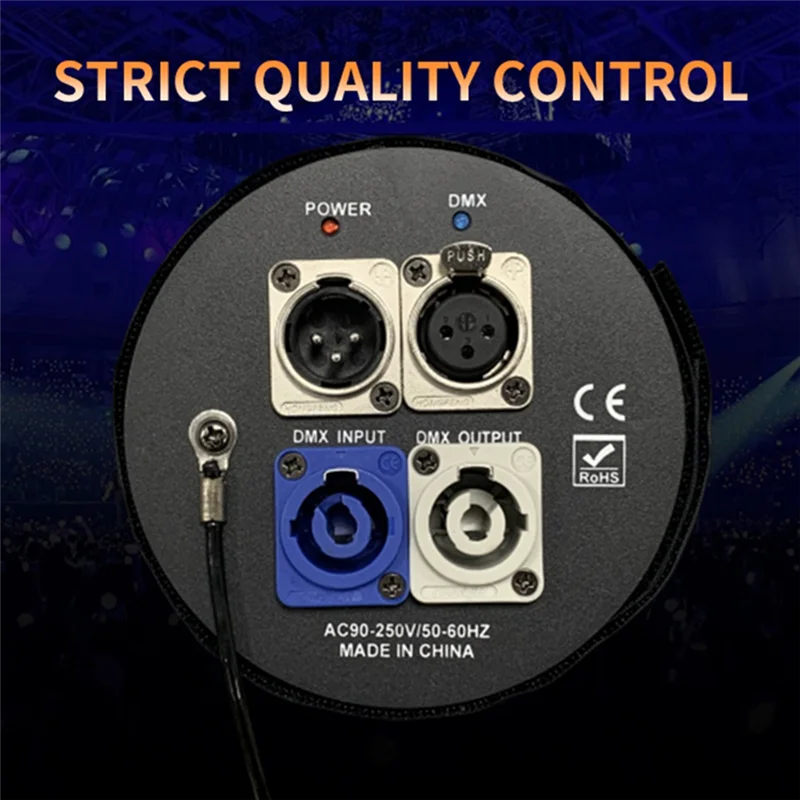 BNVN-6 Channel Signal Output Splitter DMX512 3-Pin Standard Signal Amplifier DJ Disco Stage Lighting Control