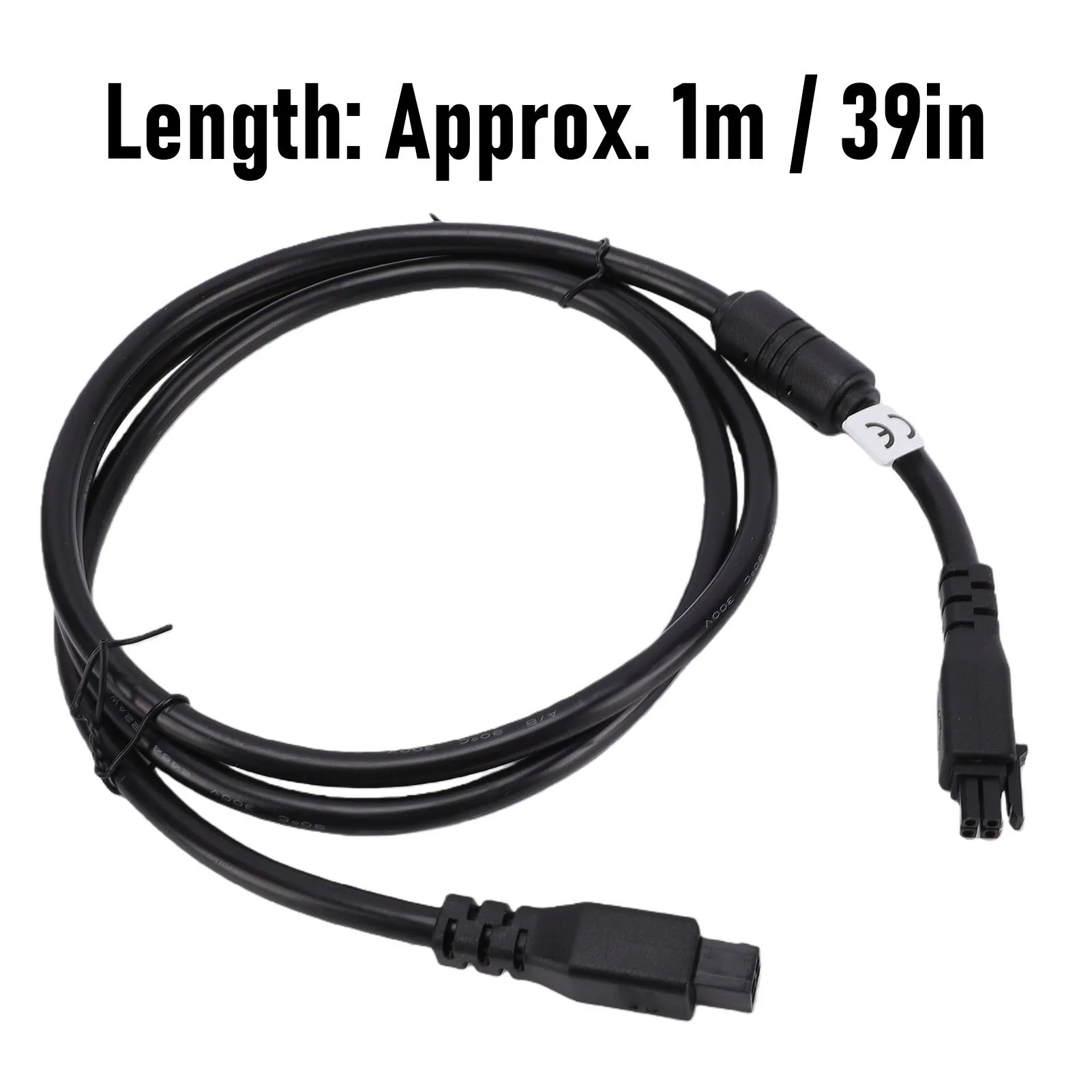 

1m Length 3D Printer Extension Cable Fit for Anycubic Kobra 3 3 Max S1 3D Printer 4 Pin 22AWG Extension Cord with Magnetic Ring