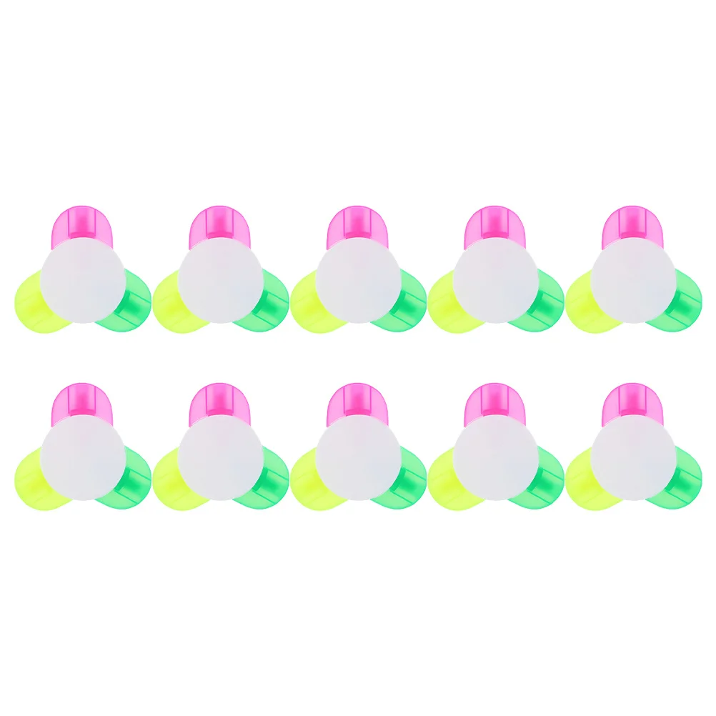 

10 шт. флуоресцентные ручки в форме лепестка, набор красочных хайлайтеров, практичные многофункциональные инструменты для письма