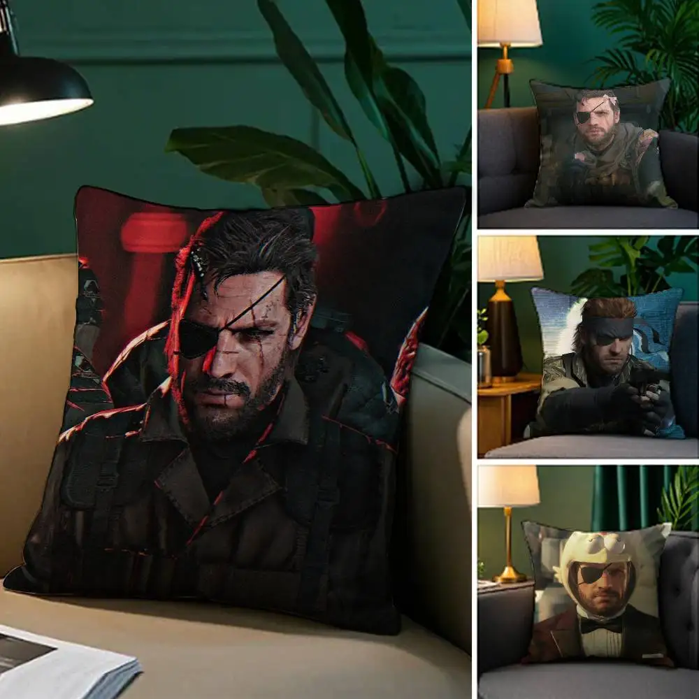Metal Gear Solid Delta Eater Pillow Case Cozy Plush Pillow Cover Double Side Printed – Home Gift For Bedroom Decor