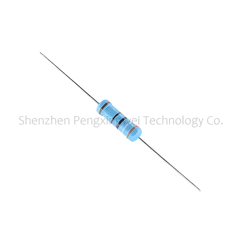 200pcs 2W 1% Metal Film Resistor 1 1.2 1.5 10 12 15 100 120 150 Ohm R K 1R 1R2 1R5 10R 12R 100R 1K 10K 100K 0.1R-1M