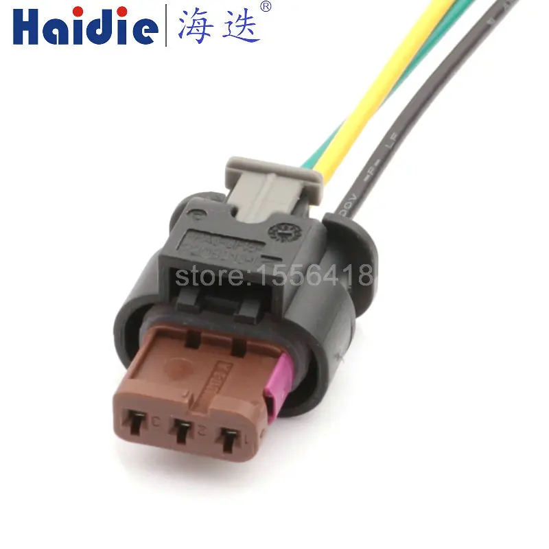 

1-20 sets 3pin reversing radar magic eye wiring harness connector plug 4F0973703A