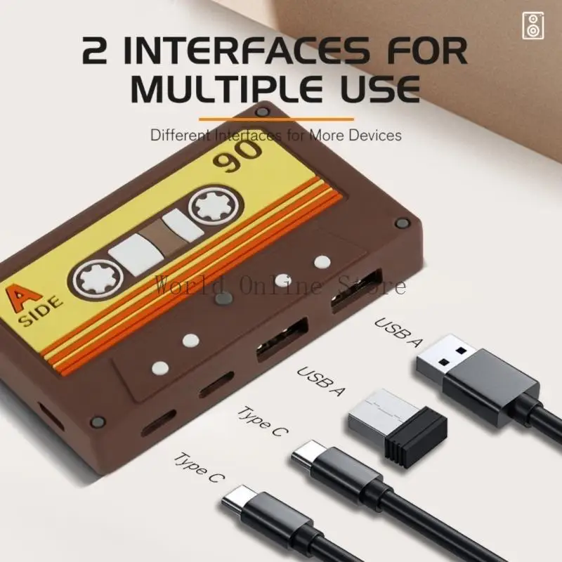 

4 порта USB -адаптер -концентраторы, расширяя USB C и USB A Connection 480M для компьютеров 87HC