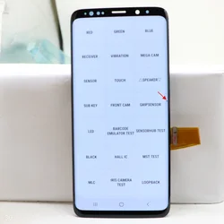 С дефектами Amoled S9 + ЖК-дисплей для Samsung Galaxy S9 Plus ЖК-дисплей G965 G965F G965U дисплей сенсорный экран дигитайзер Замена