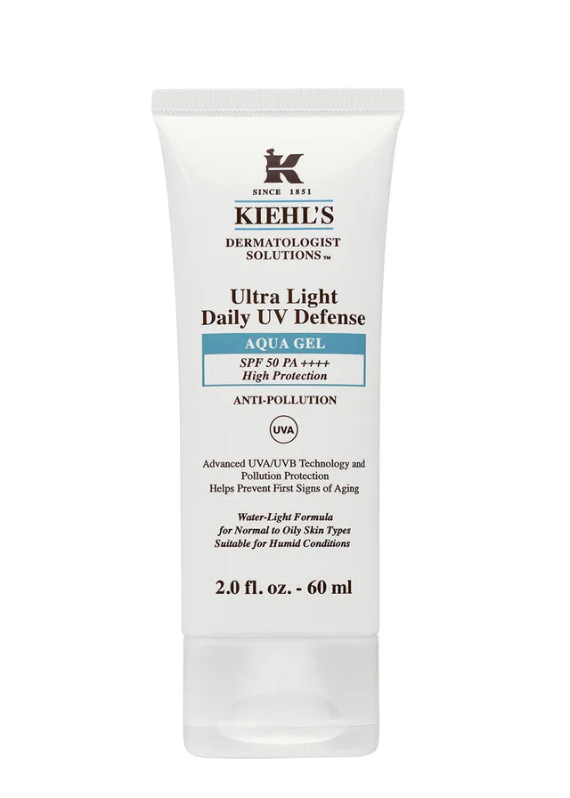 

Kiehl's Ultra Light Daily UV Defense Aqua Gel 60ml, Sunscreen SPF50 PA++++ ,Original Kiehls Skincare Makeup, Sephora Stuff