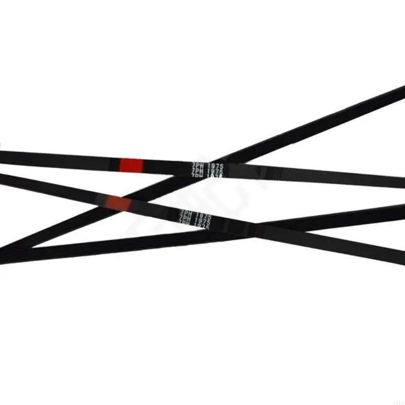 J6PE Practical Washer Drive Belt Replacement Belt Rubber Washing Machine Belt Suitable for Efficient and Quiet Functionality