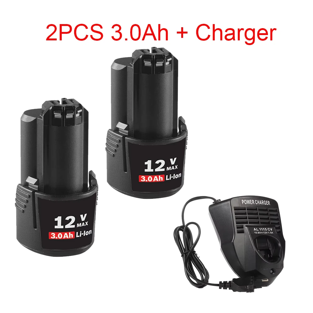 3000mah Für Bosch 12V Batterie Ersatz Batterie Für Bosch BAT412A BAT414 BAT411 BAT412 D-70745GOP 2607336014 Elektrowerkzeuge