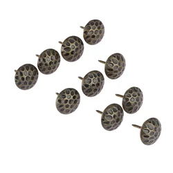 10Pcs 19*20mm Antique Bronze Upholstery Nails Tacks Jewelry Wood Box Sofa Decorative Nails Tacks Stud Pushpin Furniture Hardware