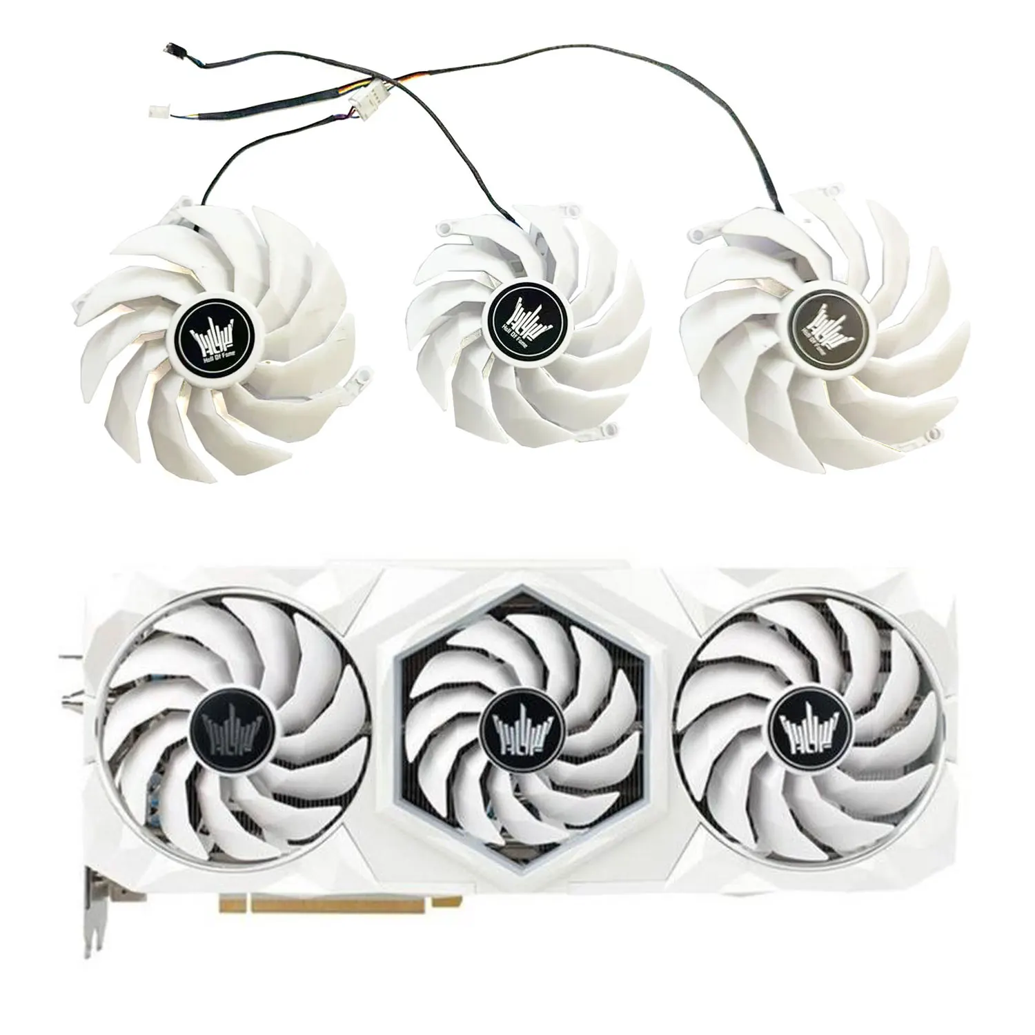 For GALAXY Geforce RTX 3080 3080ti 3090 3090ti HOF OC Lab Edition Cooling fan FY09015M12LPA FY010015M12LPA 89MM 100MM suitable