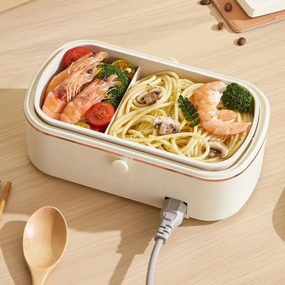 

Japanese Style Electric Lunch Box Divided Detachable Liner Heated Lunch Box Large Capacity Leak-proof