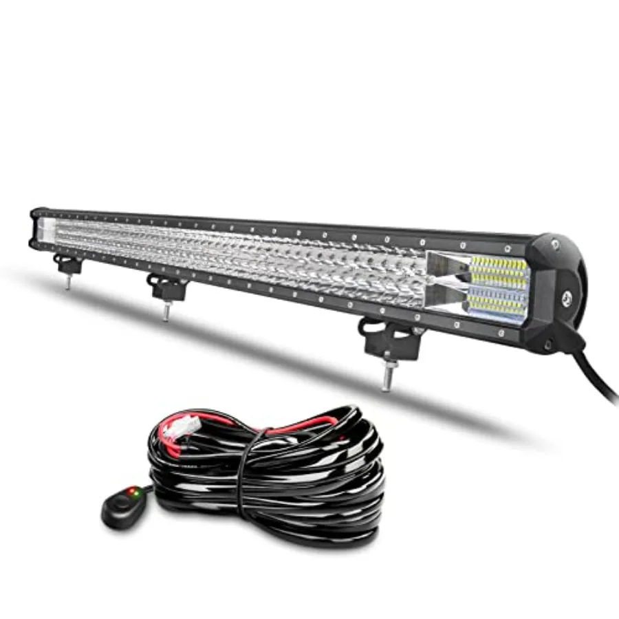 

【Spot goods】45 Inch 612W Led Light Bar Spot Flood Combo Beam with Wiring Harness Fog Work Lamps Driving Offroad Lights for 4x4