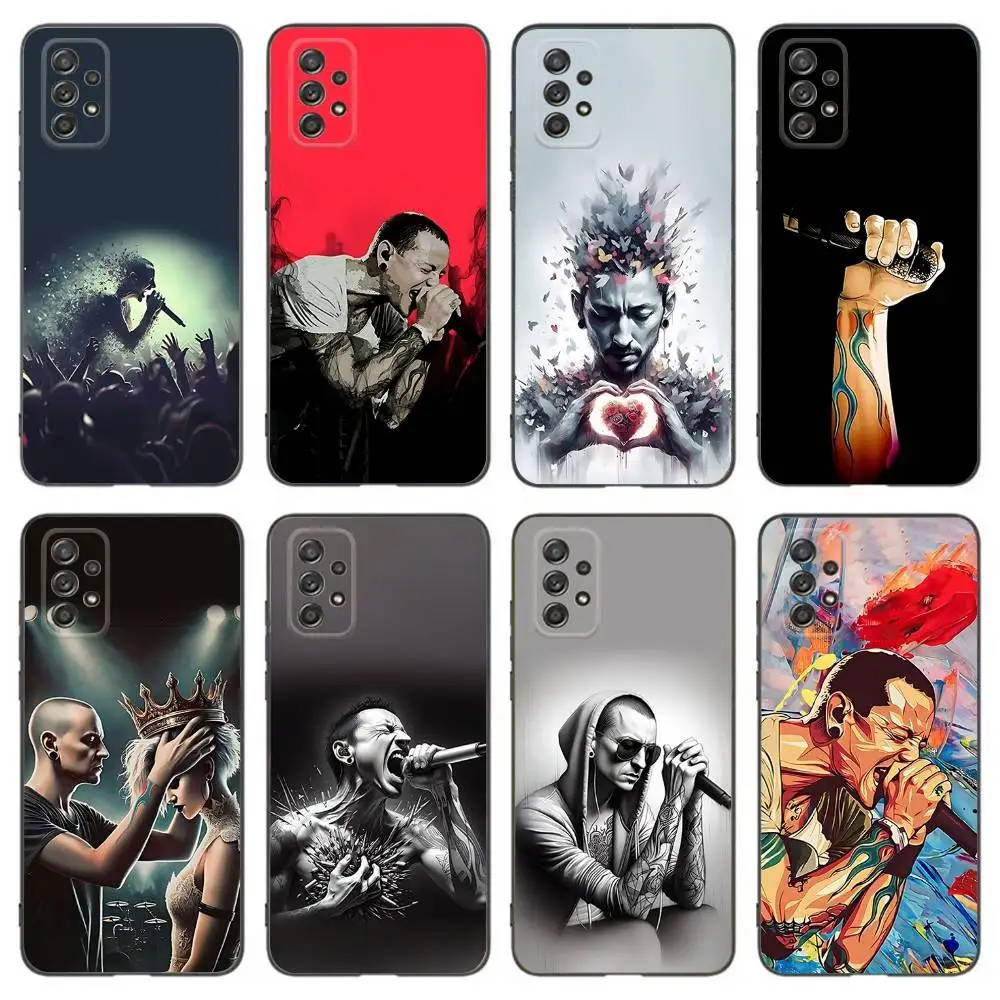 

C-Chester Rock Bennington Phone Case For Samsung Galaxy A 91,80,73,72,53,52,51,22,5G,Plus,J,Note Soft Black Cover