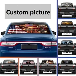 Custom Picture Printed Media Window Film One-way Vision Perforated Tinted Glass Car Mall Door Advertising Isolation Heat Privacy