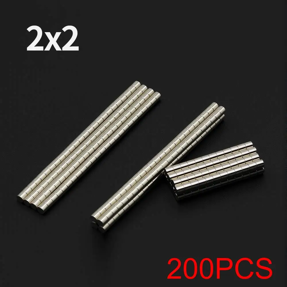Leistungsstarker Neodym-Magnet N35 NdfeB Permanentmagnet imanes Runde superstarke Kühlschrankmagnete DIY 2/4/5/6/8/10 x 2/3 mm