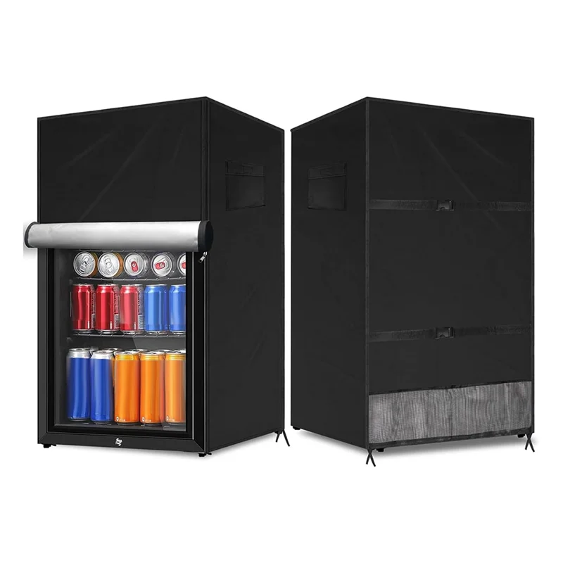 

AT63 Водонепроницаемая крышка для уличного холодильника, вертикальная крышка для мини-морозильной камеры, защитный корпус для хранения напитков и пива