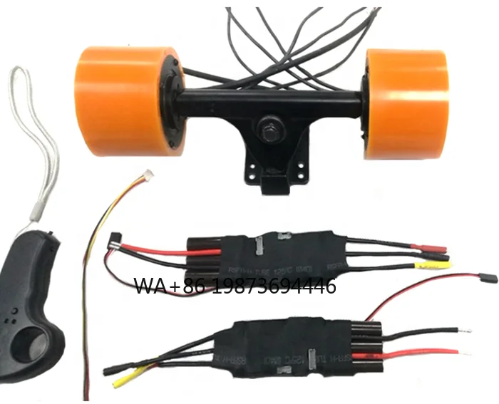 

Belt Drive Electric Skateboard 1500W 83mm 90mm Dc Hub Motor Combo Kits DIY Electric Longboard with PU Material