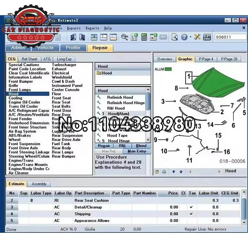 Mitchell Ultramate2023.7 Complete Advanced Estimating System + Ultra Patch & HAYNES PRO Vivid 2015.1 Automotive Workshop
