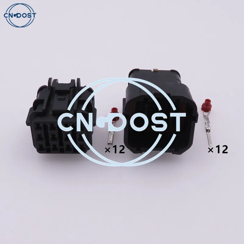 1 Set 12 Pin MG640348 MG610346-5 AC Assembly Excavator Accelerator Pedal Motor Connector Auto Plug Waterproof Socket