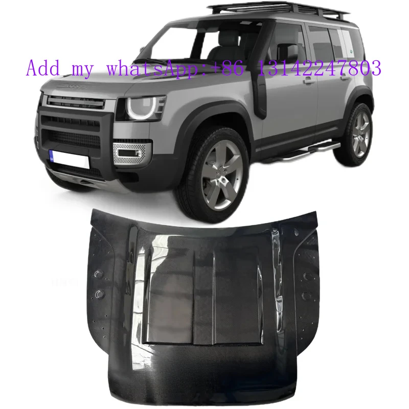 

Оптовая продажа индивидуального капота из углеродного волокна для новой версии Defender 110/90 SVR для модифицированного Defender