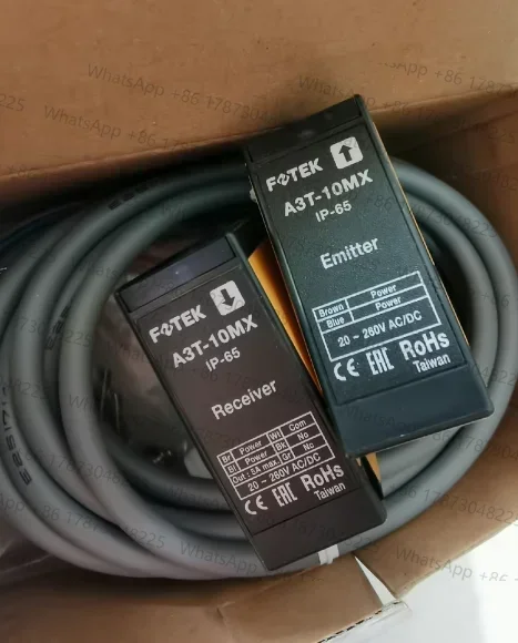 1set A3T-10MX or A3T-10MXB FOTEK New Original Thru Beam FREE POWER PHOTO SENSOR