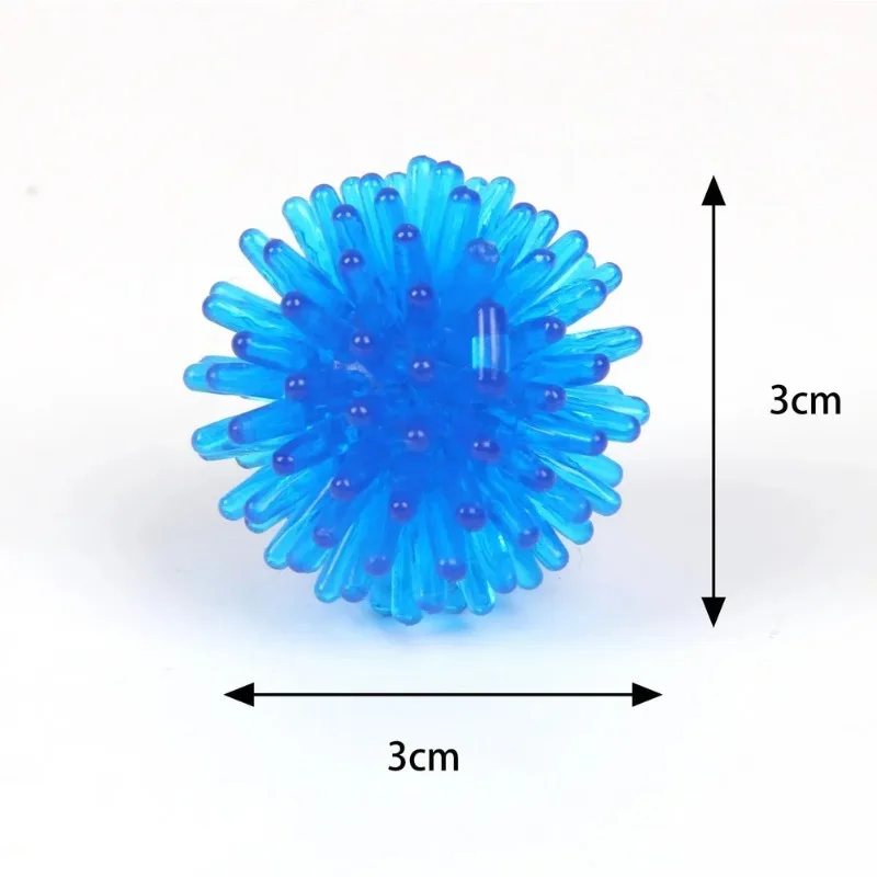 6 Buah Mainan Fidget Bola Spiky Ukuran Kecil untuk Anak-anak Autis Sensorik ADHD Bantuan Kecemasan Juguete Antiestres Bola Pegangan Latihan