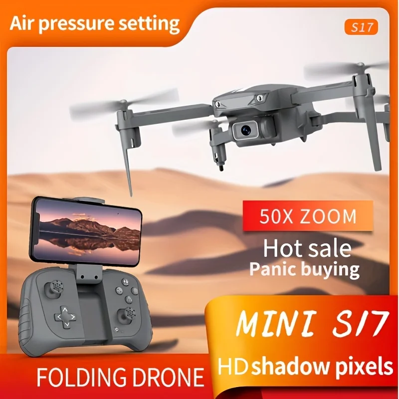 

S17 Drone Aerial Photography HD Folding FPV Mini Four Axis Aircraft Remote Control Aircraft Children's Toys