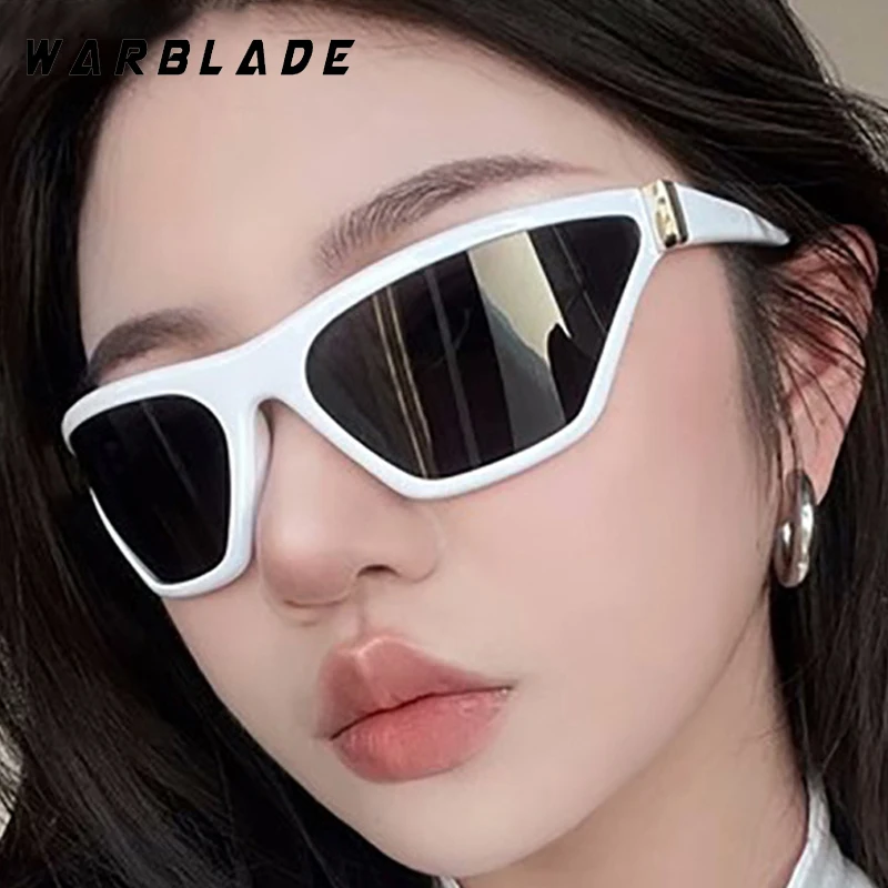 

Retro Y2K Cat Eye Punk Women's Sunglasses Luxury Designer Brand Trendy Men Sunglass Outdoor Cycling Sports Goggles Unisex UV400