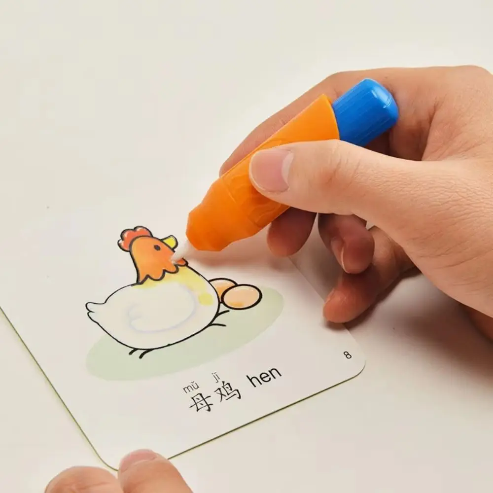 Logical Thinking Training Graffiti Cognitive Card Color Learning Cognition Baby Vision Tigger Cards High Contrast Waterproof