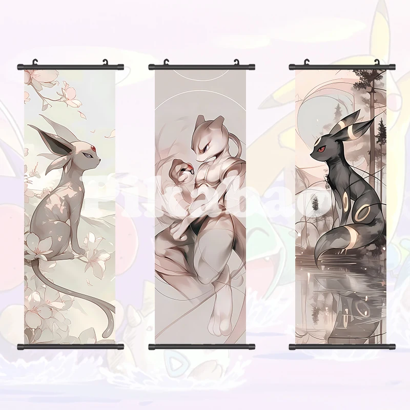 Pôster Impresso de Anime, Arte de Parede Greninja, Pintura Gardevoir em Tela, Pôsteres de Pikachu, Decoração para Casa e Quarto