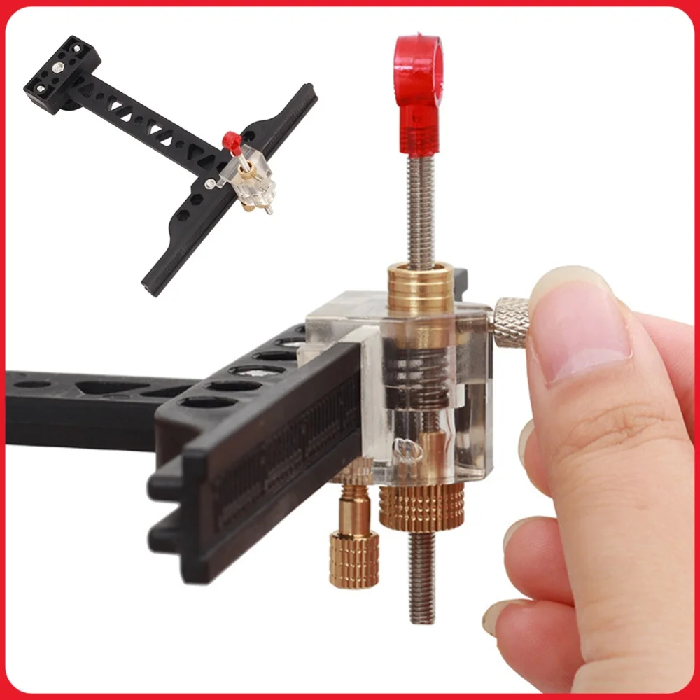 Archery Recurve Sight Accurate Adjustable Bow Sight Lightweight Archery Bow Target Sight T Shape Bowsight for Practice