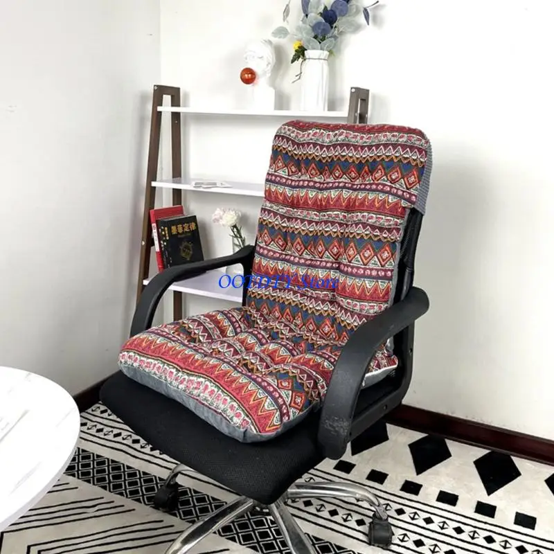 367a قطنية ناعمة من لوحة كرسي خلفية ناعمة مع ربطة عنق فناء الحديقة وكراسي الصالات #3