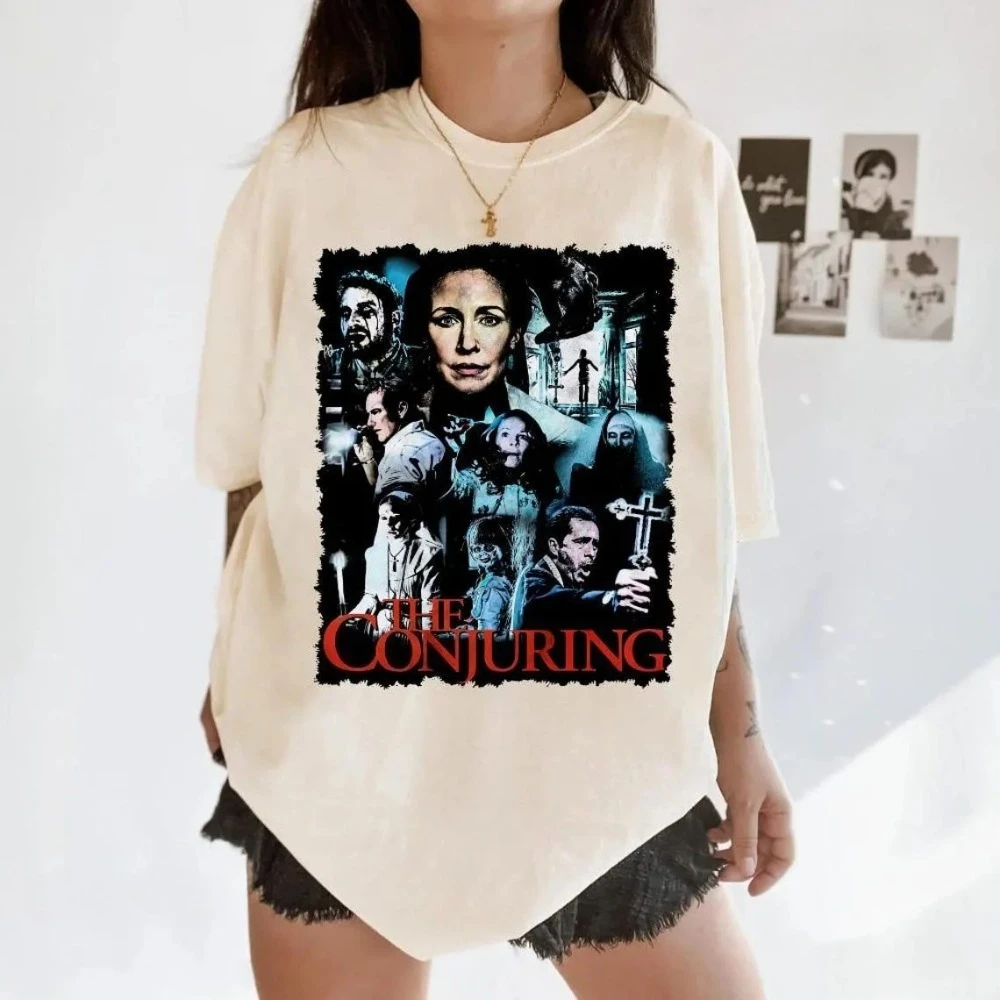 الراحة الألوان The Conjuring الأخير 2025 قميص آخر ريتس قميص كونجورينج فيلم تي شيرت فيلم الرعب تي شيرت هدية الهالوين قميص