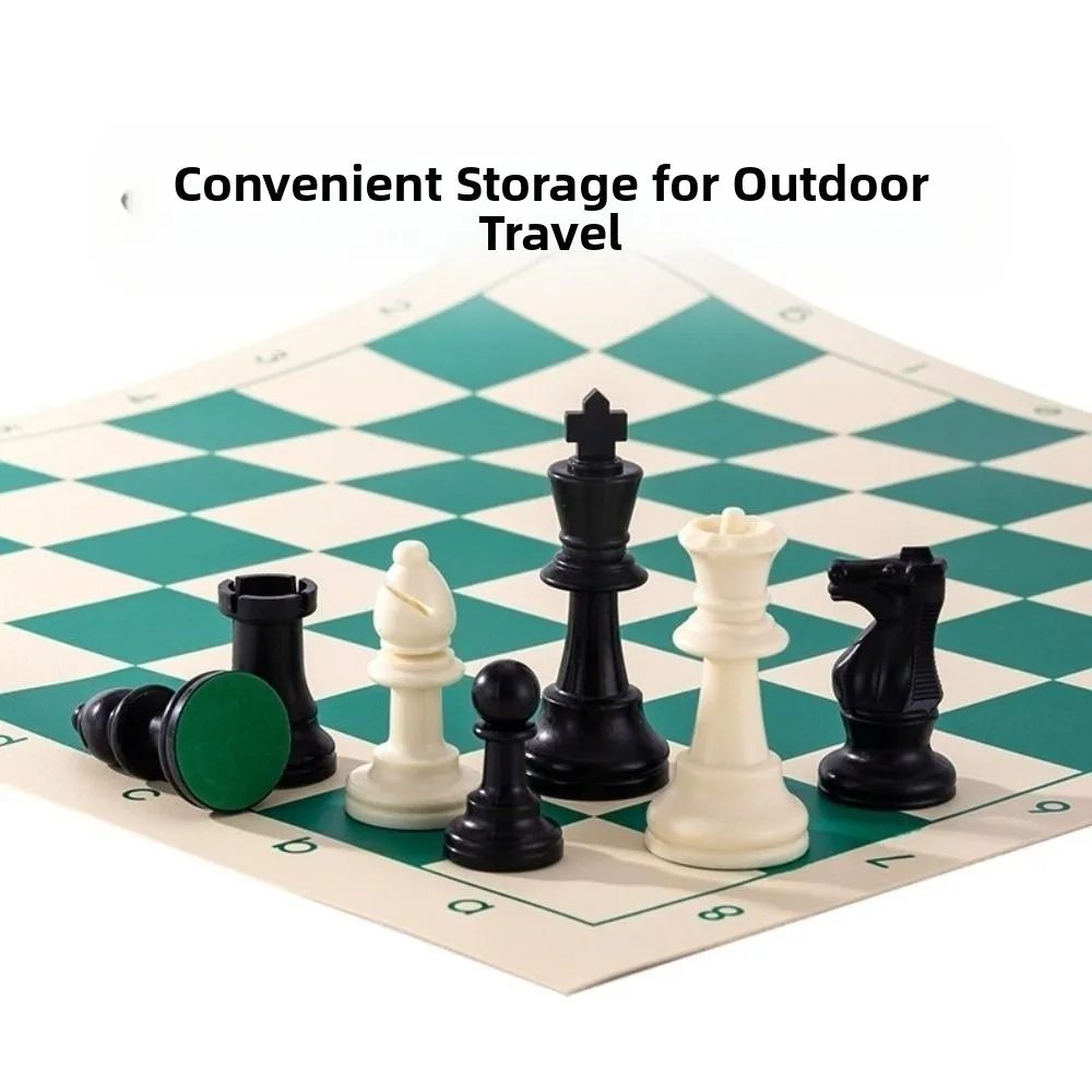 36/42/51 سنتيمتر رقعة الشطرنج القرون الوسطى مجموعة الشطرنج الراتنج سجادة ضد الإنزلاق بطولة الشطرنج مجلس ألعاب المتداول للطي مجلس #2