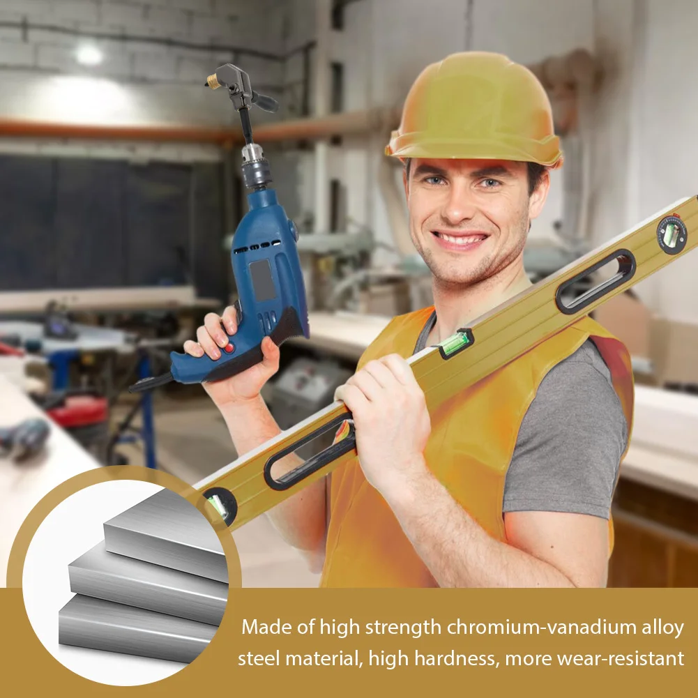 Adaptateur de Douille pour Perceuse à Angle Droit, Réparation avec Poignée, Angle 90 Résistant