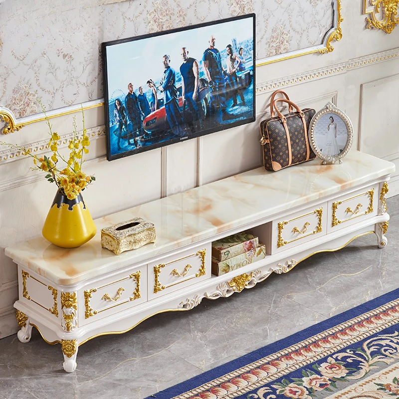 

Marble Nordic Modern Tv Cabinets White Living Room Wooden Standing Cabinet Home Drawer Szafka Pod Telewizor Tv Stands Furniture