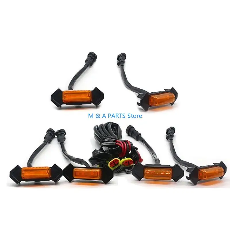 U1JF Car Truck LED Flashing Light Breakdown Grill Hazard Caution Lamp Lightbar