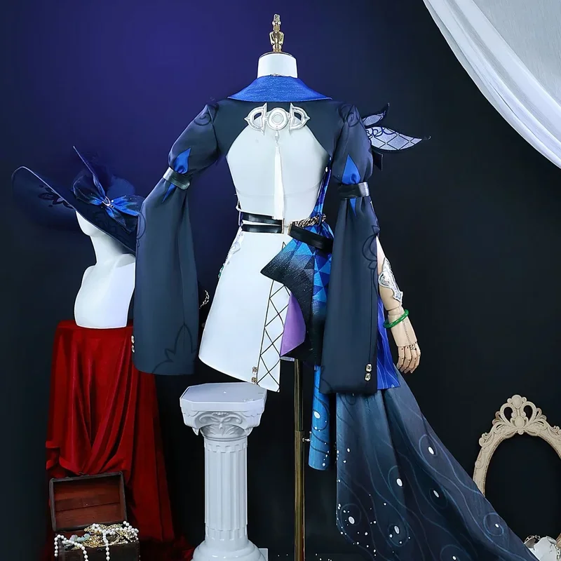 زي تنكري من اليشم للنساء ، زي لعب دور ستار هونكاي ، فستان مثير ، إكسسوارات قبعة ، هالوين ، كرنفال ، زي للفتيات