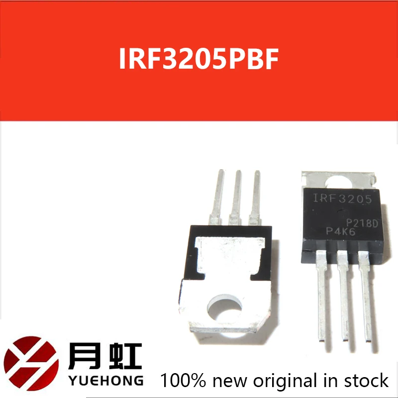 

10PCS - 50PCS 100% Real Original New IRF3205 55V 110A 8mΩ 200W Big Chip Imported Mosfet Transistors Inverter IRF3205PBF 100PCS