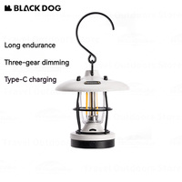 Naturehike BLACKDOG Camping Light Outdoor Lighting Multi-function Tent Light Rechargeable Portable Long Battery Life 3modes IPX3