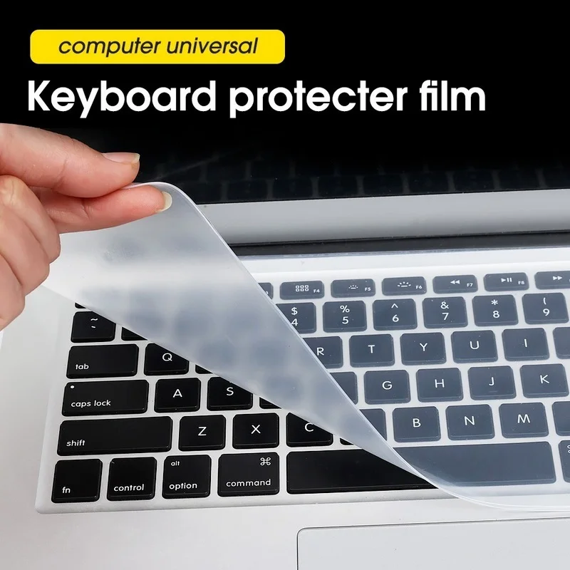 10/14/15.6 Inch Laptop Keyboard Cover Universal Notebook Protector Transparent Film Dustproof Silicone Clear Films for Macbook