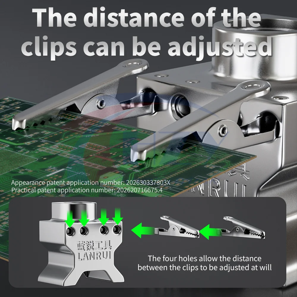 Lanrui B17 Magnet Clipper Patented PCB Clamp for Irregularly Shaped Motherboards Tailinsert Plate Mobile Phone Repair Tools