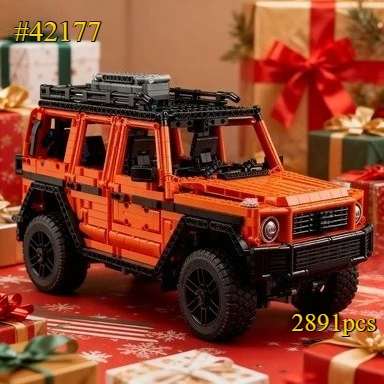 Mercedes-Benz G 500 2891 pièces ensembles de blocs de construction compatibles avec les particules Legoed adaptées aux cadeaux de noël 42177