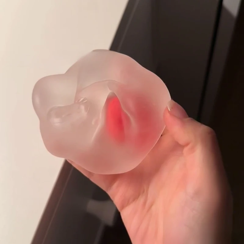 Jouets à presser Mochi aux fraises, soulage le Stress et le évent, jouets de colère à rebond lent, jouet anti-Stress pour les amis
