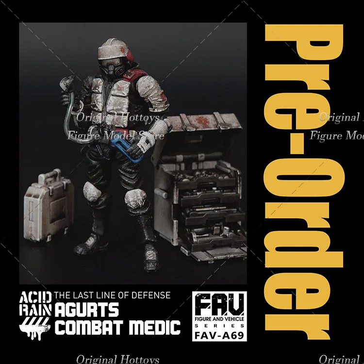 Acid Rain War FAV-A69-71 1/18 Agurts Combat Medic Trevor Jones UERA Engineering Flea DF8r Full Set 3.75-inch Action Figure Toys