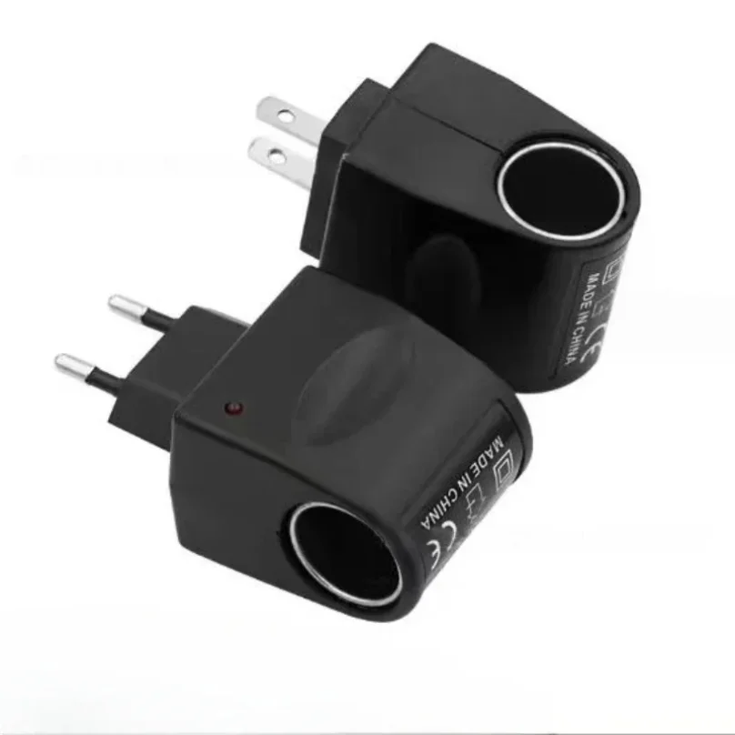 

Car Cigarette Lighter Adapter AC 220V To DC 12V EU US Plug Converter Wall Power Socket Plug Adapter Auto Converter Car Accessory