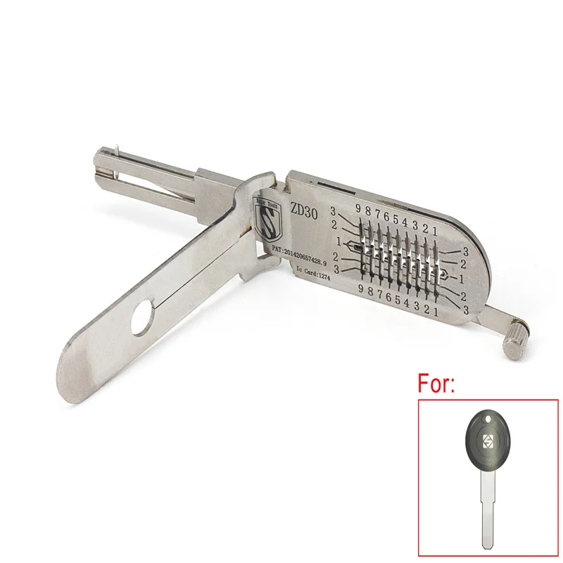 

Super Tools ZD30 2-IN-1 Decoder and Pick ockpicking ock Pick Set
