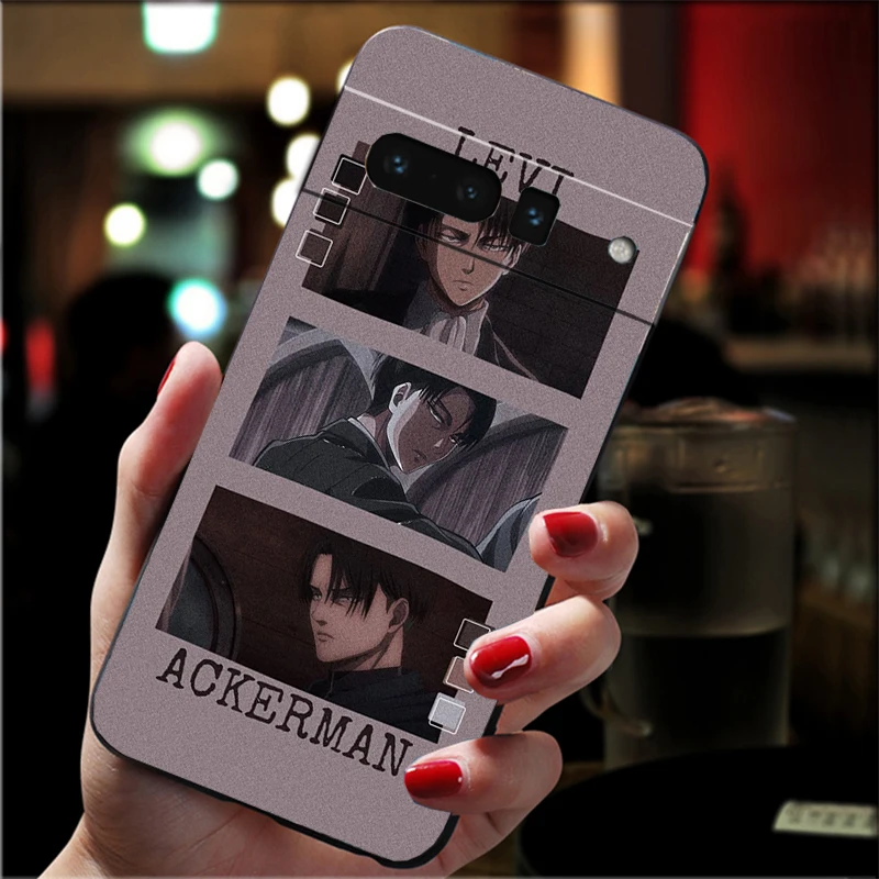 

Levi Ackerman Carcasa Funda Phone Case For Google Pixel 10 9 Pro XL 9A 8 7 6 Pro Pixel 8A 7A 6A Pixel 8 7 6 5 Case