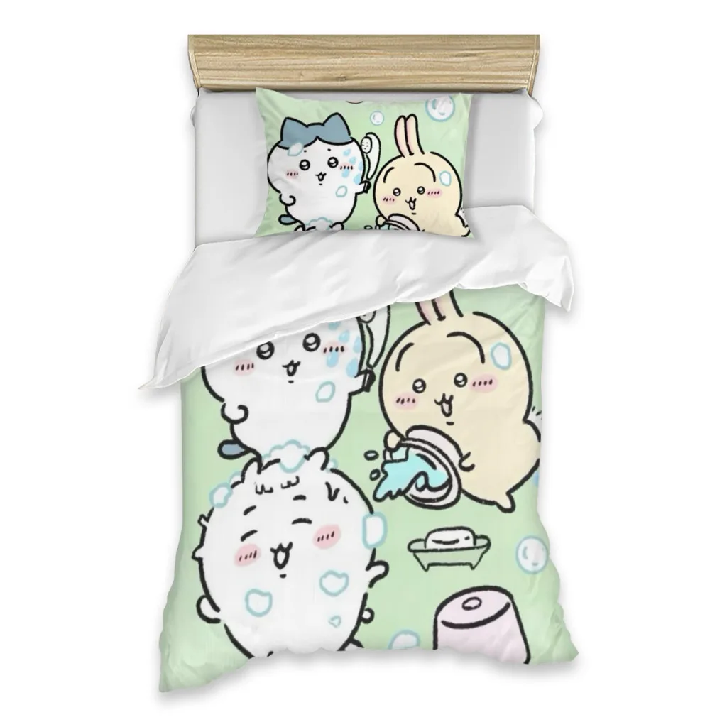 

Chiikawa Single Bed Sheets Set Complete Case Single Linen Quilt Cover