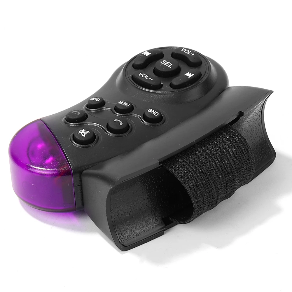 11-مفتاح عجلة القيادة اللاسلكية التحكم عن بعد بطارية تعمل مركبة MP3 DVD زر ستيريو التحكم اللاسلكي لراديو السيارة DVD #4