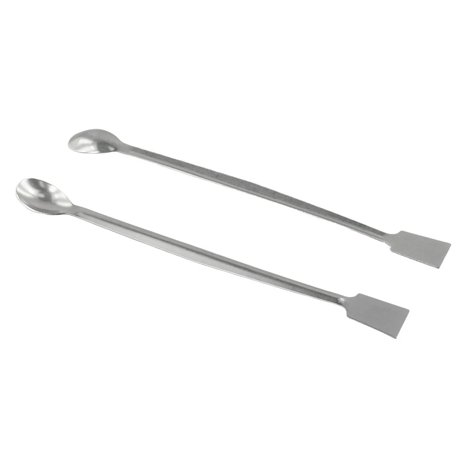 Spoon Spatula 20cm 2Pcs Double End Lab Laboratory Mechanical Reagent Sampling Spoon Technical Services Practical